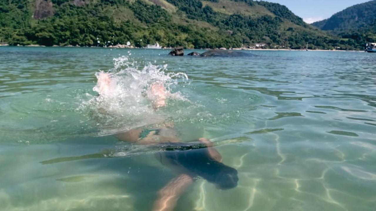 Kitnet Aconchegante A 200M Da Praia Apartman Angra dos Reis Kültér fotó